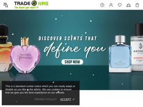 TradeNRG UK website screenshot