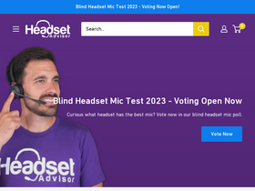 'headsetadvisor.com' screenshot