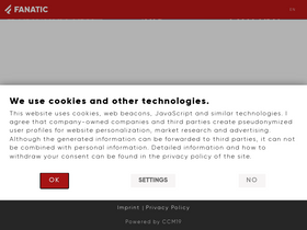 'fanatic.com' screenshot