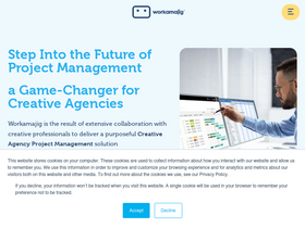 'workamajig.com' screenshot