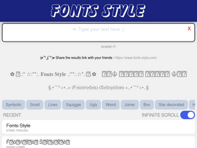 'fonts-style.com' screenshot