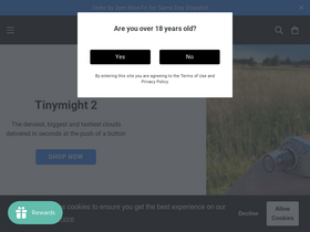 'vapefiend.co.uk' screenshot