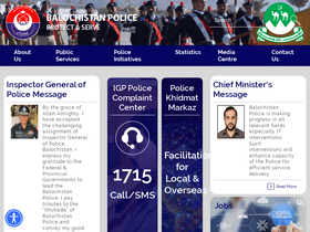 'balochistanpolice.gov.pk' screenshot
