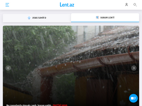 'lent.az' screenshot