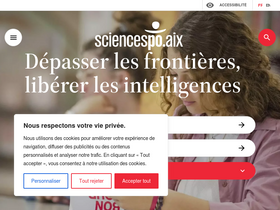 'sciencespo-aix.fr' screenshot