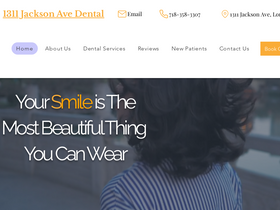 'jacksonavedental.com' screenshot
