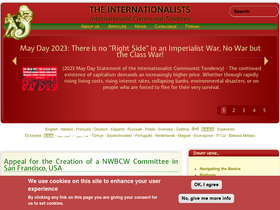 'leftcom.org' screenshot