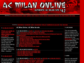 'acmilan-online.com' screenshot