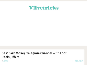 'vlivetricks.com' screenshot
