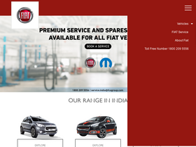 'fiat-india.com' screenshot
