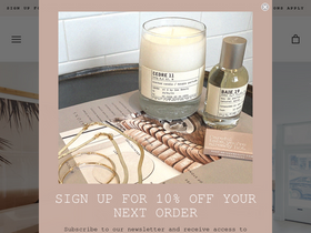 6bygeebeauty.com homepage screenshot