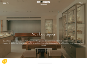 heurgon.com homepage screenshot