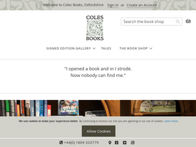'coles-books.co.uk' screenshot