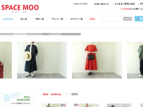 'spacemoo.jp' screenshot