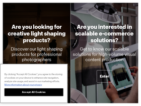 'profoto.com' screenshot