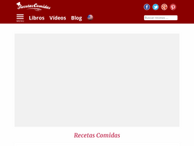 'recetascomidas.com' screenshot
