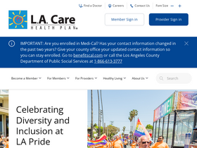 'lacare.org' screenshot