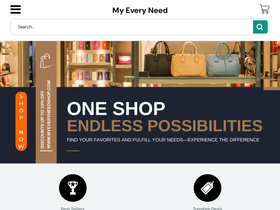 myeveryneedshop.com homepage screenshot