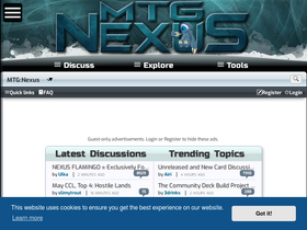 'mtgnexus.com' screenshot