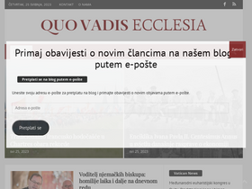 'quovadiscroatia.com' screenshot