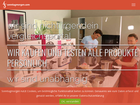 'sonntagmorgen.com' screenshot