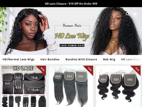 laceclosurewig.com homepage screenshot