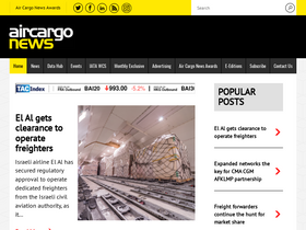 'aircargonews.net' screenshot