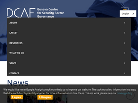 'dcaf.ch' screenshot