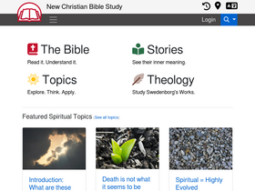 'newchristianbiblestudy.org' screenshot