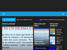'quesonlosvaloreseticos.com' screenshot