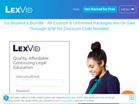 'lexvid.com' screenshot