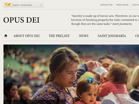 'opusdei.org' screenshot