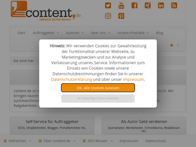 'content.de' screenshot