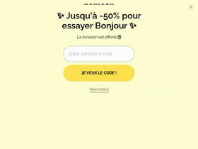 Bonjourdrink website screenshot