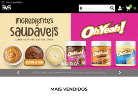 '3vsnutrition.com.br' screenshot