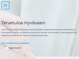 'hyvis.fi' screenshot