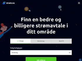 'xn--strm-ira.no' screenshot