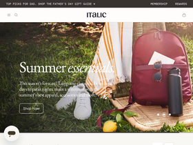 'italic.com' screenshot