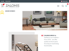 'zalonis.eu' screenshot