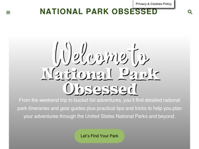 'nationalparkobsessed.com' screenshot