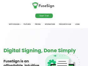 'fusesign.com' screenshot