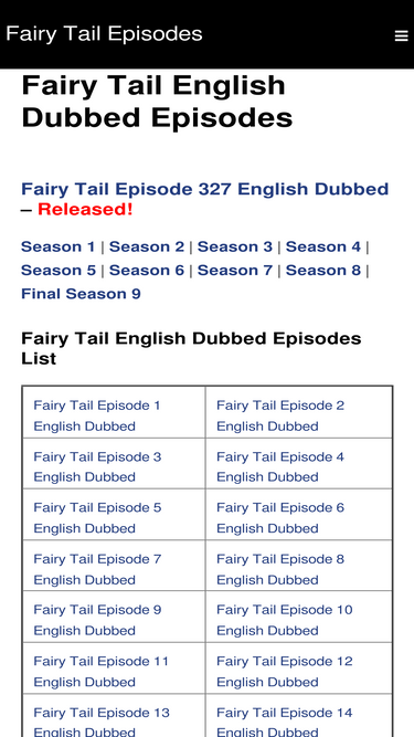 Fairytailepisodesenglish Com Traffic Ranking Marketing Analytics Similarweb