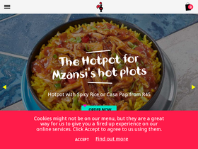 'nandos.co.za' screenshot