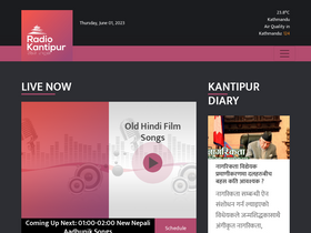 'radiokantipur.com' screenshot