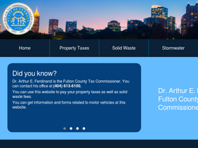 'fultoncountytaxes.org' screenshot