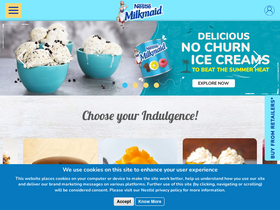 'milkmaid.in' screenshot