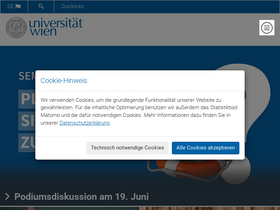 'univie.ac.at' screenshot