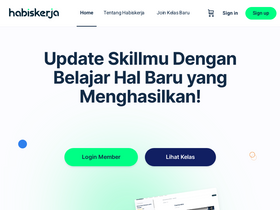 'habiskerja.com' screenshot