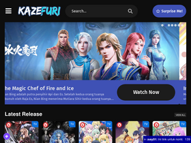 'kazefuri.net' screenshot