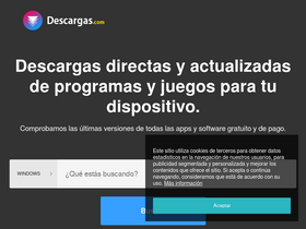'descargas.com' screenshot